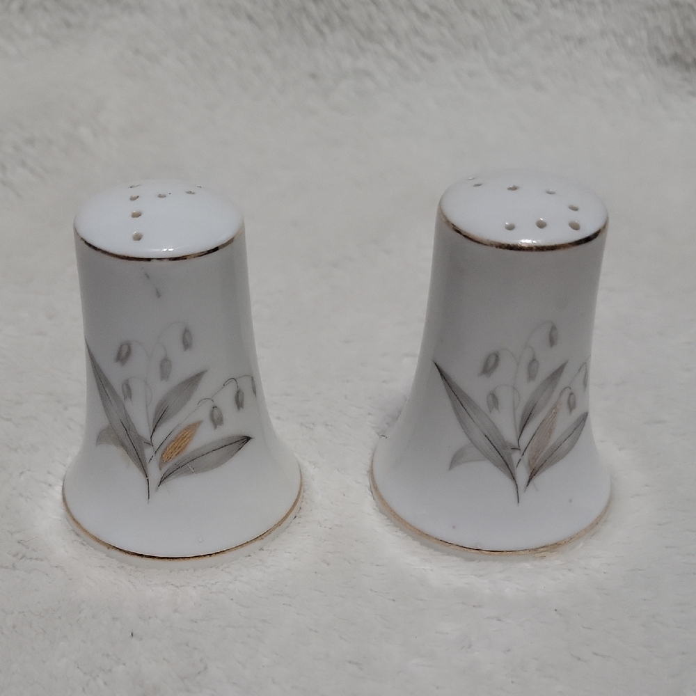 Vintage Kaysons Golden Rhapsody Fine China Salt and Pepper Shakers
